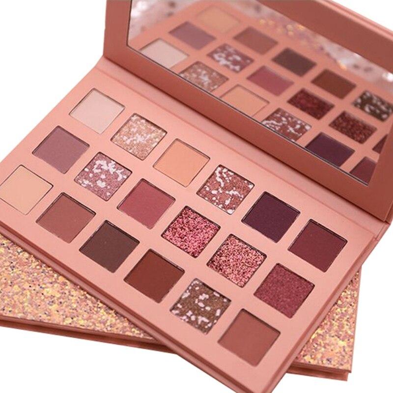 Nude Eyeshadow Palette 18 Color – Matte & Shimmer Pigmented Long-Lasting Eye Makeup