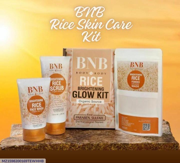 3 Pcs Whitening And Brightening Facial Kit - Perfect for Normal Skin