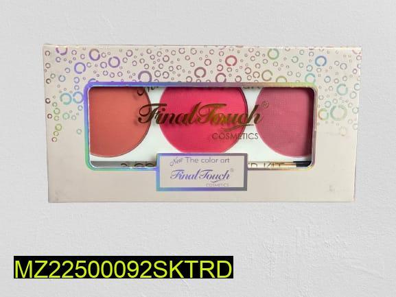 High-Pigmented Eye Makeup Palette, 3 Shades