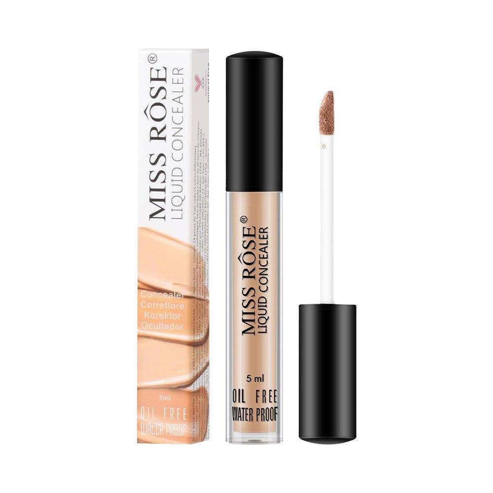 High Coverage Liquid Concealer Pack of 1 - Perfect for Natural, Ivory, & Beige Shades