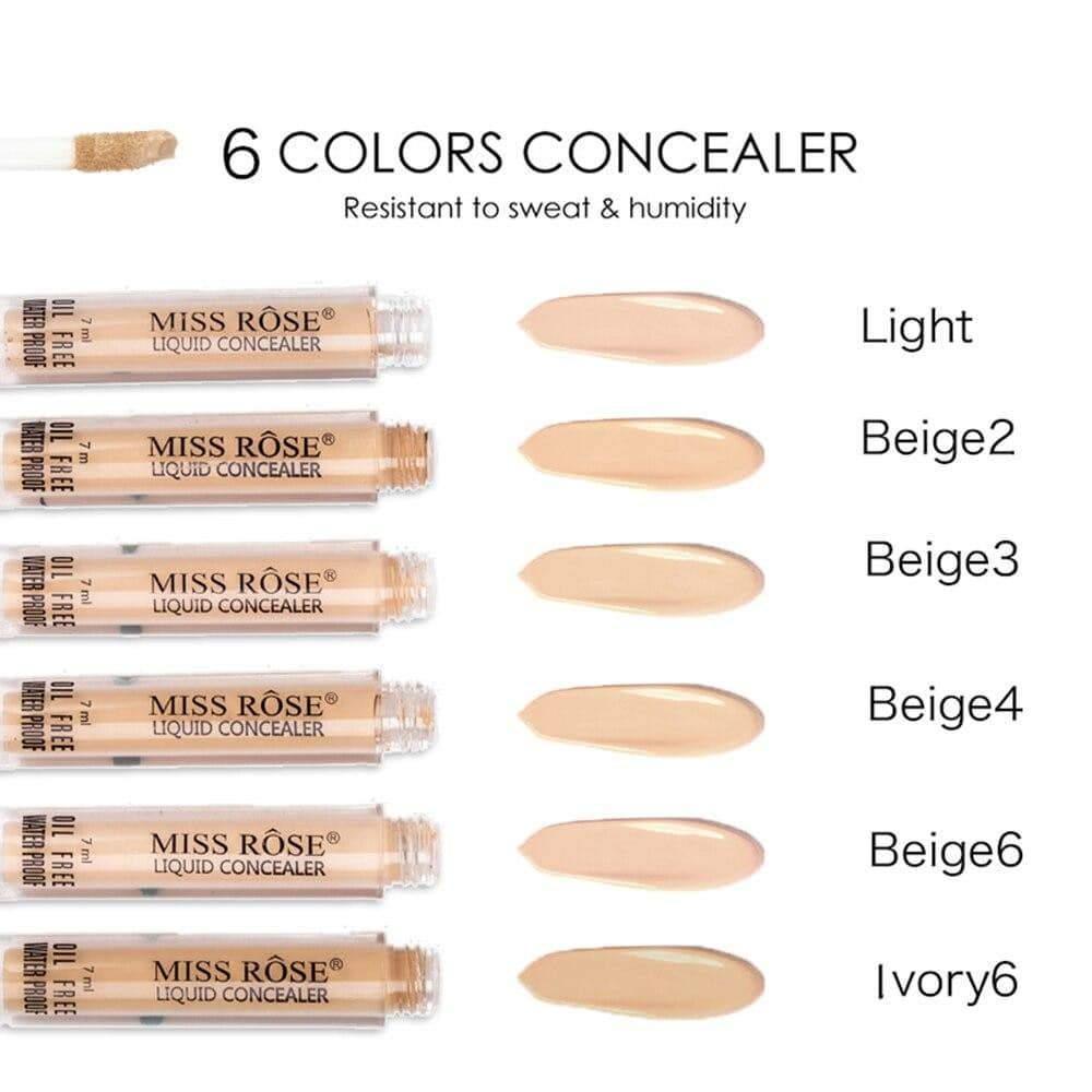 High Coverage Liquid Concealer Pack of 1 - Perfect for Natural, Ivory, & Beige Shades