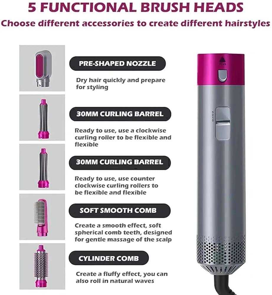 Low Noise & Safe Curler for Smooth Salon Quality Hair - 1 Pcs